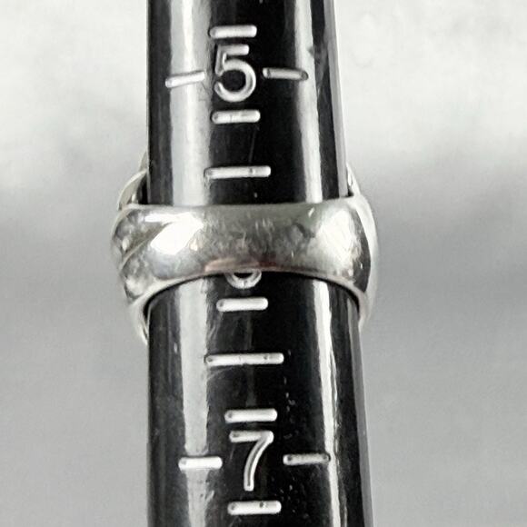 Vintage Taxco Mexico 925 Sterling Silver Ribbed Dome Shell Ring Size 5 TV-47 - Picture 10 of 13